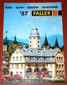 Faller Katalog 1987 Modellbau Eisenbahn H0 - Picture 1 of 3