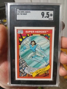 1990 Impel Marvel #51 The Wasp SGC 9.5 NICE! - Picture 1 of 2