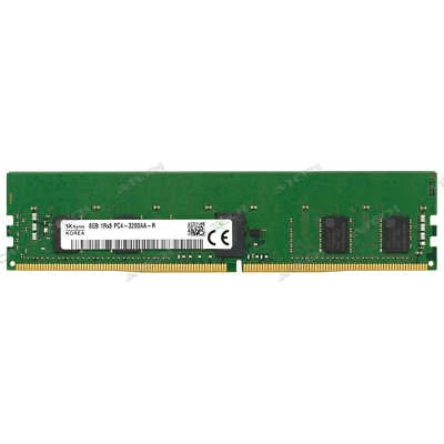 Hynix 8GB DDR4-3200 RDIMM HMA81GR7CJR8N-XN Server Memory RAM - Image 1 of 4