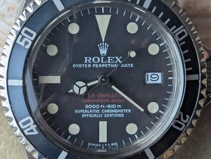 Vintage 1972 Rolex 1665 3.11 Mil Mark III Double Red Seadweller w/Warm Patina - Picture 1 of 24