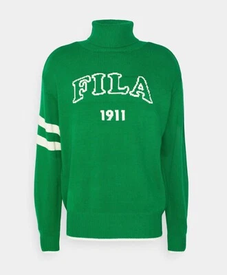 Maglione vintage Unisex FILA, colore verde, tg. M nuovo con etichetta - Imagen 1 de 4