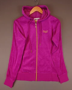 Felpa donna con cappuccio e zip intera Everlast Sport oro e magenta taglia media - Foto 1 di 13