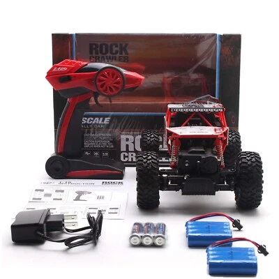 4WD RC Monster Truck Off-Road Vehicle 2.4G Remote Control Buggy Crawler Car Gift - Image 1 of 4