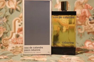 Eau de Calandre Vintage Paco Rabanne Años 70 8 OZ Foto 1 de 2