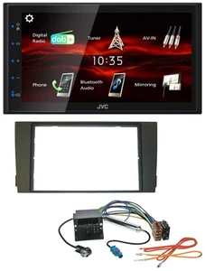 JVC USB Bluetooth MP3 DAB 2DIN Autoradio für Audi A6 01-05 C5 Quadlock - Bild 1 von 8