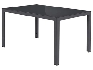LIVARNO home Alu-Glastisch »Houston / Toronto«, grau - B-Ware neuwertig - Bild 1 von 5