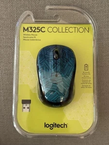 Logitech M325C Collection Wireless Mouse Mac Blue Brand New - Picture 1 of 2