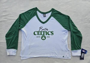 Boston Celtics Shirt Damen 2XL grün weiß NBA Basketball Fanatics Langarm - Bild 1 von 11