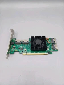 HighPoint SSD7580C PCIe 4.0 x16 / 8x U.2 Ports NVMe RAID Adapter - Read - - Afbeelding 1 van 7