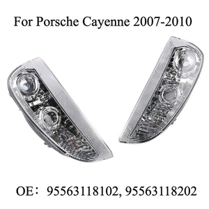 For Porsche Cayenne 957 2007-2010 Pair LED Front Daytime Running Turn Signals  - Imagen 1 de 4