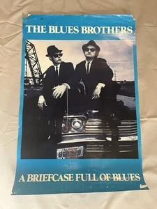 Vintage Blues Brothers Briefcase Full Of Blues Poster 33x22 Litho In Canada - Picture 1 of 24