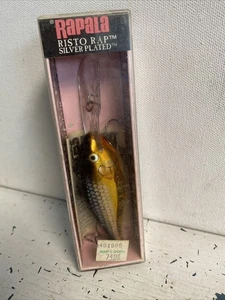 Rapala Risto Rap RR-8SG Crankbait Fishing Lure Gold - Picture 1 of 7