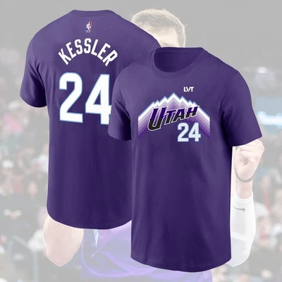 SALE HOT! Walker Kessler #24 Utah Jazz 2025 Name & Number Gift For Fans - Image 1 of 4