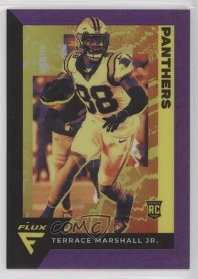 2021 Panini Chronicles Flux Rookies Purple Prizm /199 Terrace Marshall Jr RC - Image 1 of 2