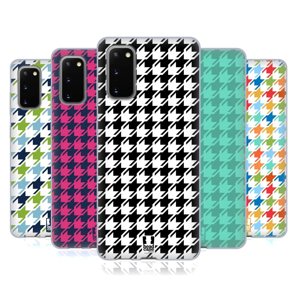 HEAD CASE HOUNDSTOOTH CUSTODIA COVER MORBIDA IN GEL PER SAMSUNG TELEFONI 1 - Immagine 1 di 1