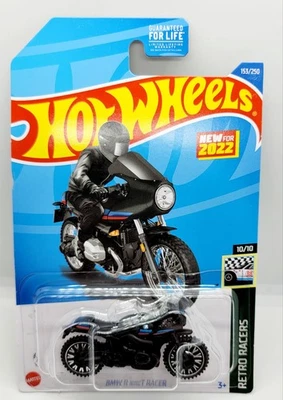 Hot Wheels BMW R NineT Racer  Motorcycle 2022 Retro Racers Mattel Toy New  - Image 1 of 2