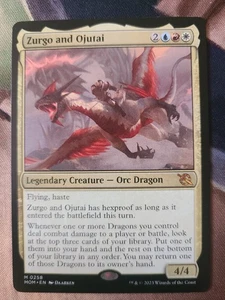 MTG EDH Custom Commander Deck: Zurgo and Ojutai - Jeskai Dragons - Picture 1 of 7