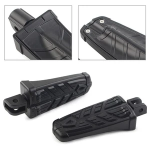 2x Fußrasten Fußrasten Fußrasten für Honda CBR900RR Interceptor VFR800 schwarz Fahrrad - Bild 1 von 10