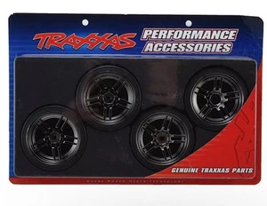 Traxxas 8378 - Drift Tires, Split Spoke 1.9" Wheels, Black Chrome, Front/Rear - Picture 1 of 2