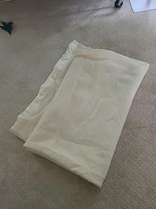 Chatham 100% Wool Blanket With Satin Trim Cream / Pale Yellow 80" x 60" - Picture 1 of 2