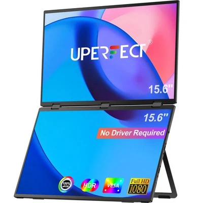 Duale Tragbarer Monitor 15,6'' FHD Portable Monitor Laptop Bildschirm Extender - Bild 1 von 4