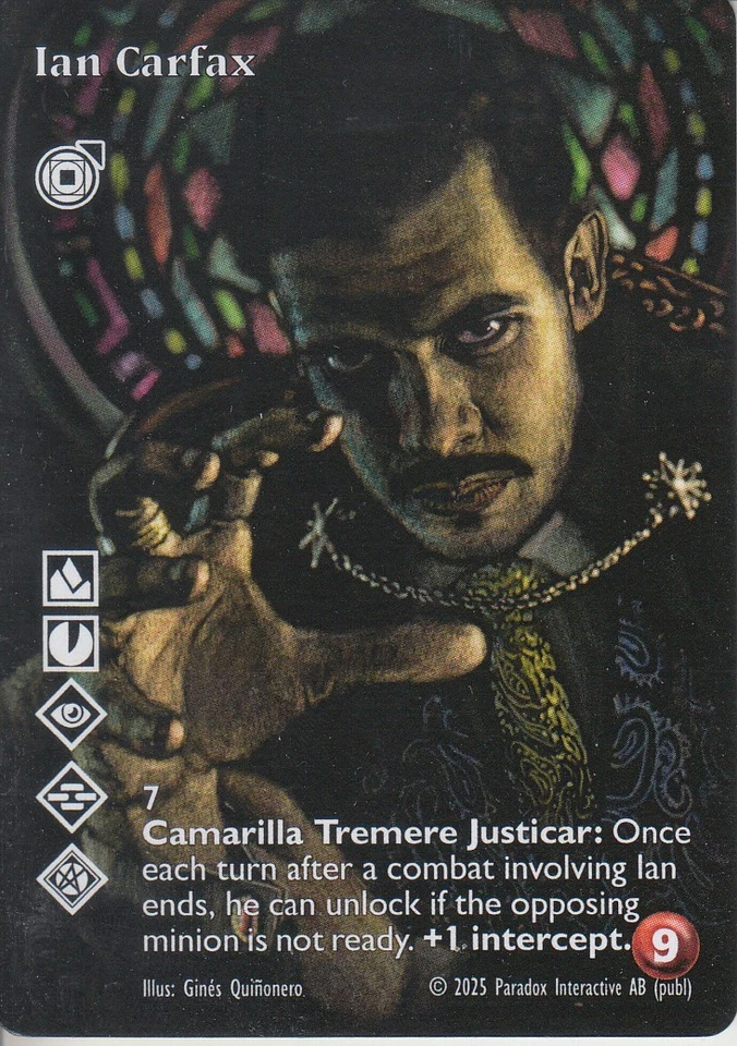 Ian Carfax VTES CCG Full Bleed Promo - Image 1 of 1