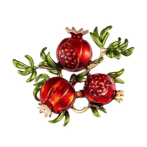 Pomegranate Adornment Formal Event Jewelry Handmade Pomegranate Clothing Jewelry - Picture 1 of 8
