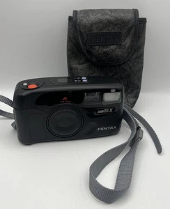 Pentax Zoom 60-X - Fotocamera compatta vintage 35 mm punta e scatta in custodia - Foto 1 di 8