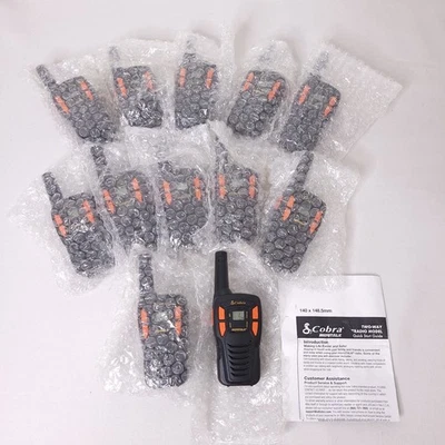 Lot of 12 - Cobra Two-Way Radio Microtalk Model ACXT145 + Manual - Image 1 of 4