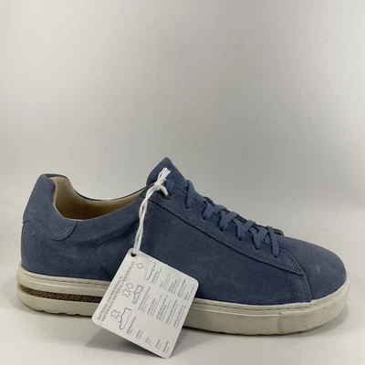 Zapatillas informales bajas Birkenstock Bend para hombre 43, talla 10-10,5 azul gamuza con cordones EE. UU. Foto 1 de 4