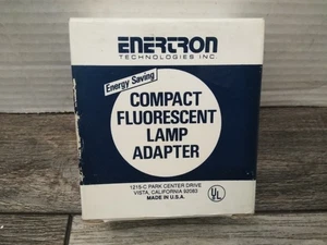 New Enertron MODEL 3900  22-WATT QUAD Compact Fluorescent Lamp Adapter (1) - Picture 1 of 4