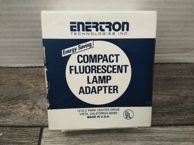 New Enertron MODEL 3900  22-WATT QUAD Compact Fluorescent Lamp Adapter (1) - Image 1 of 4