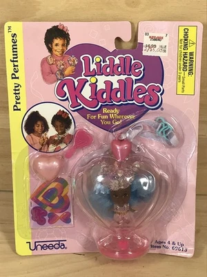 Vintage Liddle Kiddles Pretty Perfumes Uneeda Doll Co. New Sealed On Card - Image 1 of 4