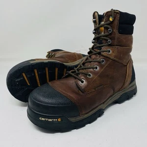 Carhartt Herren Ground Force 8 Zoll Comp Toe Wasserdicht Arbeitsstiefel Cme8355 Größe 8,5 M - Bild 1 von 11