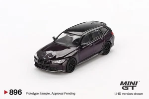 Truescale 1:64 MINI GT 896 BMW M3 (G81) Touring M-Performance Daytona Violet LHD - Foto 1 di 3