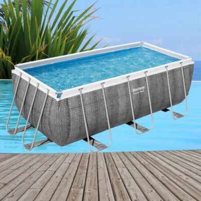 Poolfolie Bestway 412x201x122cm Pool Power Steel mit Rahmen Ersatz Swimming - Bild 1 von 4