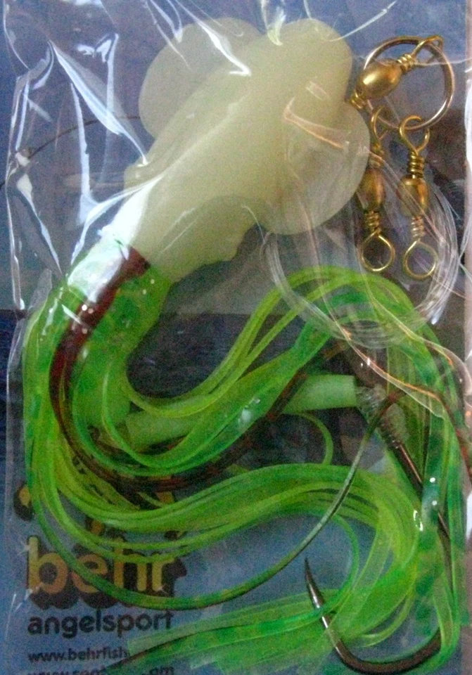 Meeresvorfächer für Norwegen Octopus-Systeme  selbstleuchtend Naturköder - Bild 1 von 4