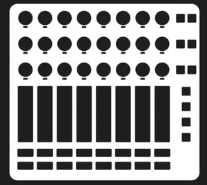10 superposiciones en blanco para Novation Launch Control XL - Imagen 1 de 4