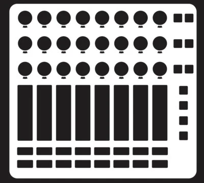 3 Blank Overlays for Novation Launch Control XL mk1/2 - Image 1 of 4