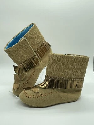 Disney Store Pocahontas Niños Niñas Zapatos Botas Talla 11/12 Disfraz Halloween Foto 1 de 4