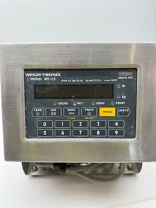 WEIGH-TRONIX WI-125 WEIGH Stainless Steel Scale Indicator for parts - Picture 1 of 11