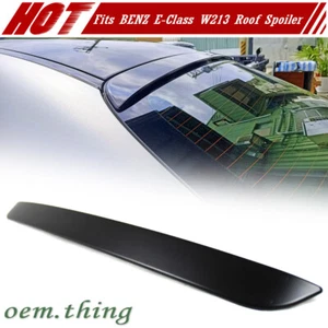 Unpainted Fit FOR Mercedes benz E-Class W213 Sedan OE Window Roof Spoiler E350 - Picture 1 of 5