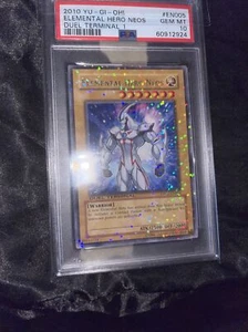 PSA 10 Elemental Hero Neos Duel Terminal 1 DT01-EN005 Gem Mint Yugioh 2010 - Picture 1 of 1