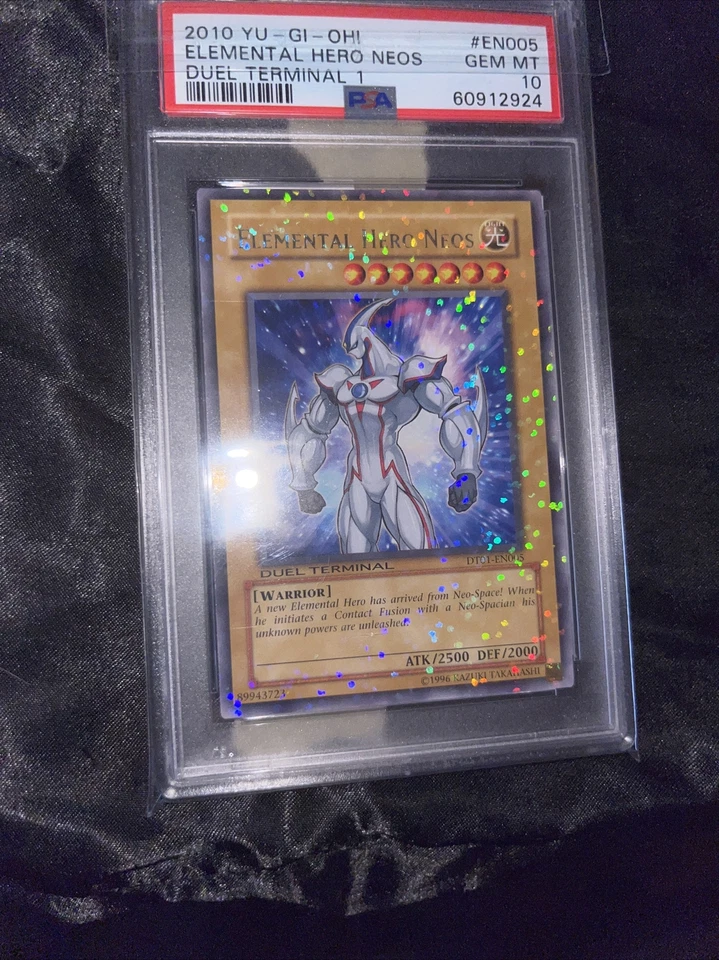 PSA 10 Elemental Hero Neos Duel Terminal 1 DT01-EN005 Gem Mint Yugioh 2010 - Image 1 of 1