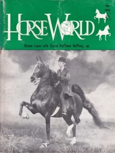Saddlebred, Hackney Pony "VINTAGE" Horse World Magazine Mai 1968! ANSEHEN! - Bild 1 von 3