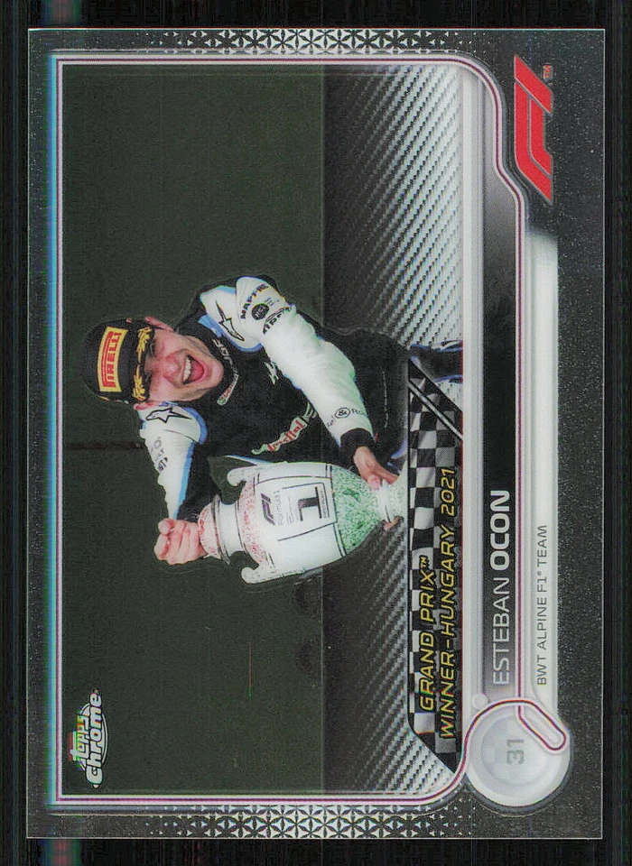 2022 Topps Chrome Formula 1 #161 Esteban Ocon GPW - Image 1 of 2