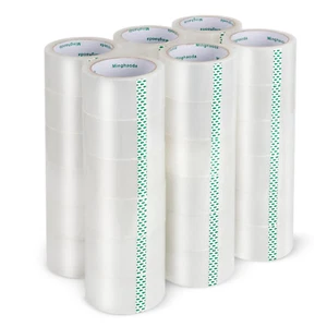 Transparentes Packband (36 Rollen), strapazierfähiges Verpackungsband für Versandverpackungen - Bild 1 von 12