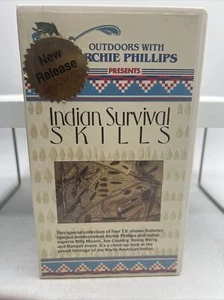 VINTAGE Outdoors With Archie Phillips VHS Indian Survival Skills #32 - Picture 1 of 4