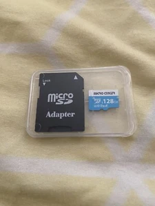 Micro Center 128GB Micro SD SDXC Card V30 A1 with Adapter NEW SEALED - Picture 1 of 2