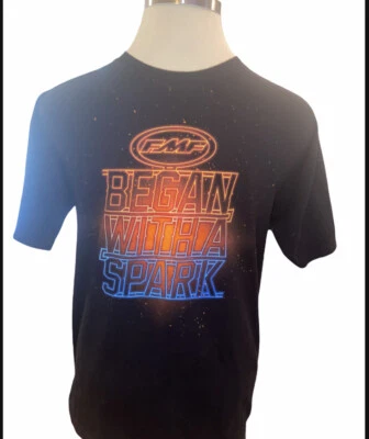 FMF Short Sleeve T Shirt Began With A Spark Size Large Excellent Condition - Image 1 of 3
